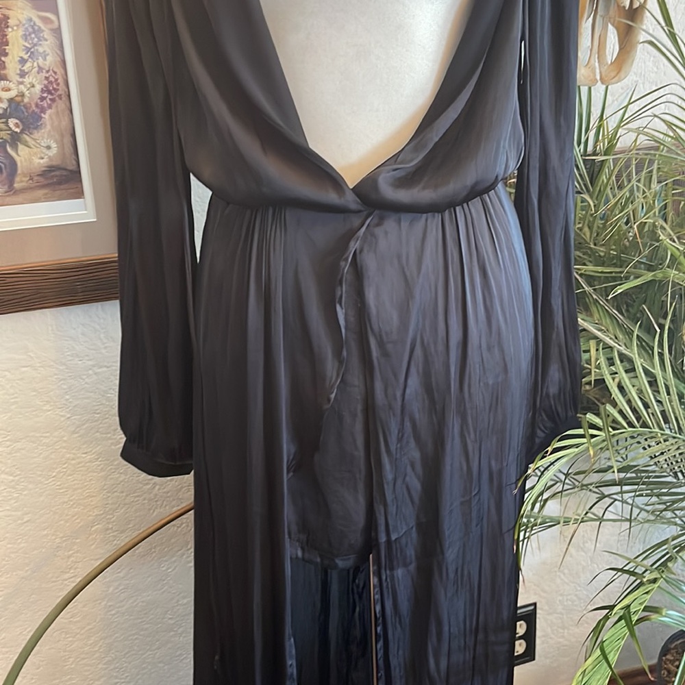 Black Lush open skirt with shorts onesie - Picture 5 of 10